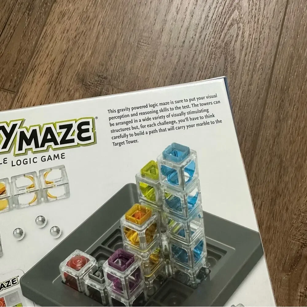 NEW!! Gravity Maze Logic Game, ThinkFun, Falling Marble, Multi-Player,‎ 8+